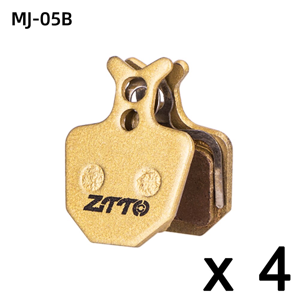 ZTTO 4 paires de plaquettes de frein de vélo entièrement en métal vtt pour MT200 M8000 M785 G03TI G04TI Code de guidage DB1 BB5 CR MT2 MT4 R1 frein à disque de vélo: vert clair