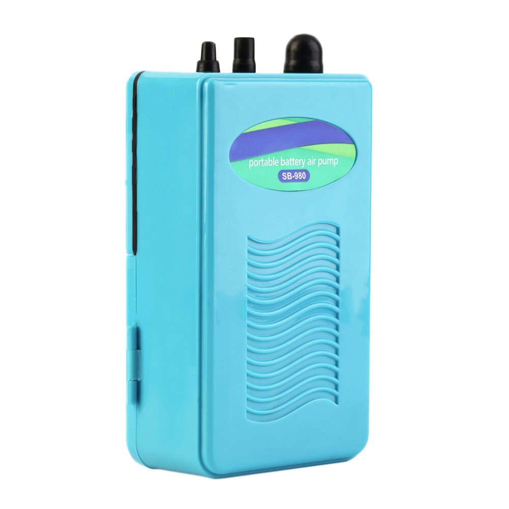 Battery Power Aquarium Air Pump Emergency Backup Fish Tank Air Pump Aquatic Air Compressor Portable Outdoor Fishing Oxygen Pump