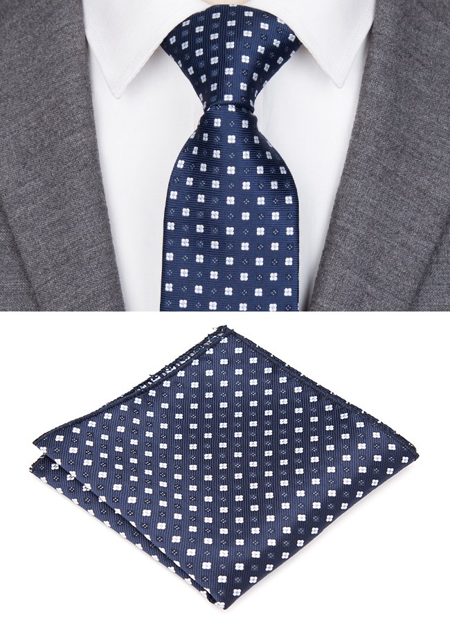 Herreslips kravatsæt jacquardternede slips til mænd stribet slips til bryllup afslappet jakkesæt smalt slips skjortetilbehør: Rød