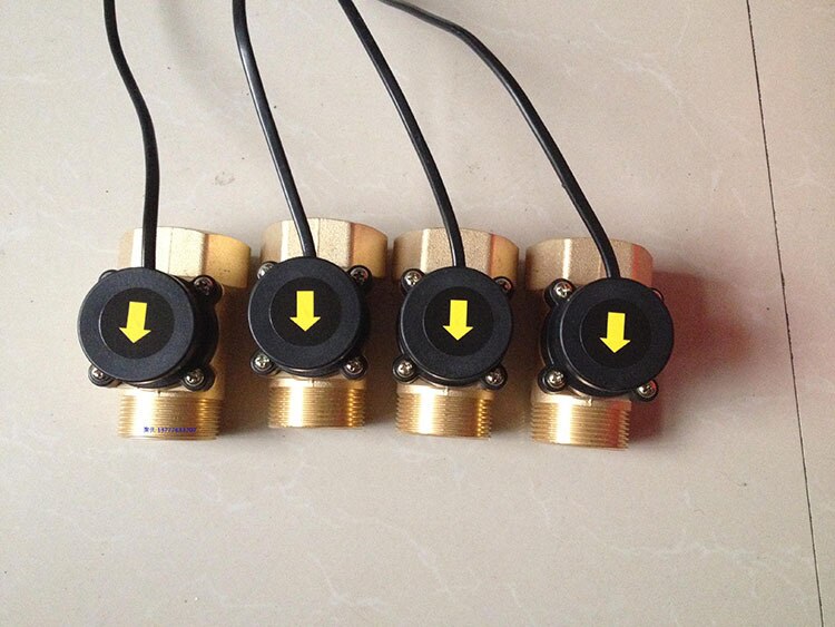 Adjustable Sensitivity 0.5A 120W 1/2 "- G1/2" Cold &amp; Water 20mm - 20mm Circulation Flow Switch Booster Pump Flow Switch