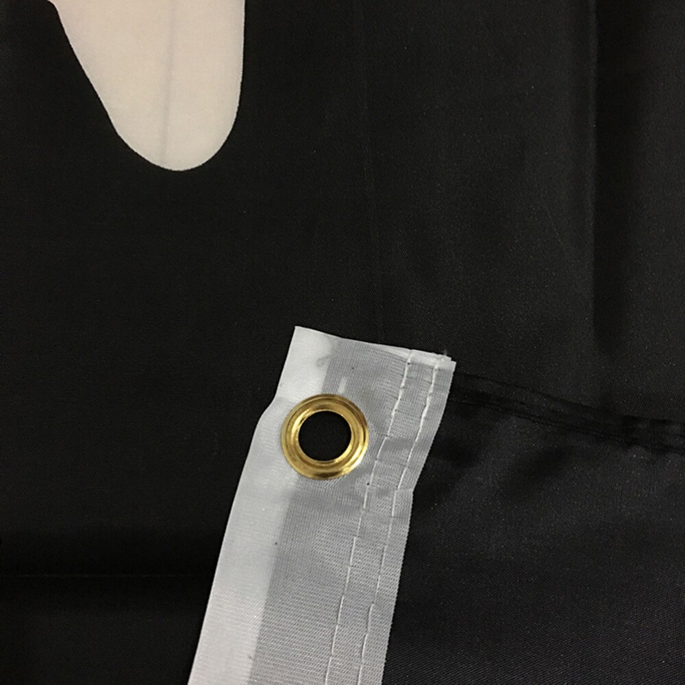 90x150cm Halloween Pirate Skull Flag Creepy Home Haunted House Decoration Black And White Pirate Flag Props For Cosplay