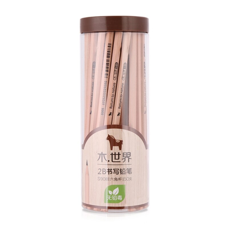 Pencil Children 2B Pencil Drawing Sketch Pen Elementary School Supplies 12 Pieces 30 Pieces 50 Pieces 72 Pieces/Bucket: 50