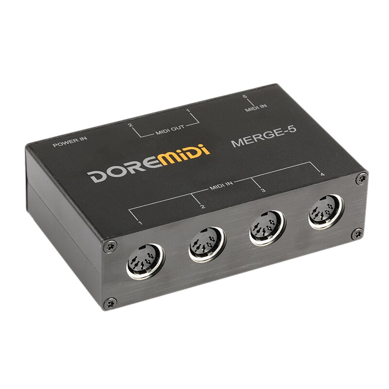 Yeni DOREMiDi birleştirme-5 MIDI birleşme 5 MIDI giriş 2 MIDI çıkışı desteği USB güç dönüştürücü: Default Title