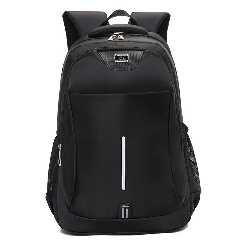 Anti-theft Backpack Waterproof Unisex Backpack Travel Shoulder Bags High-capacity Teen School bag Male Female Mochilas: Black Laptop Bag