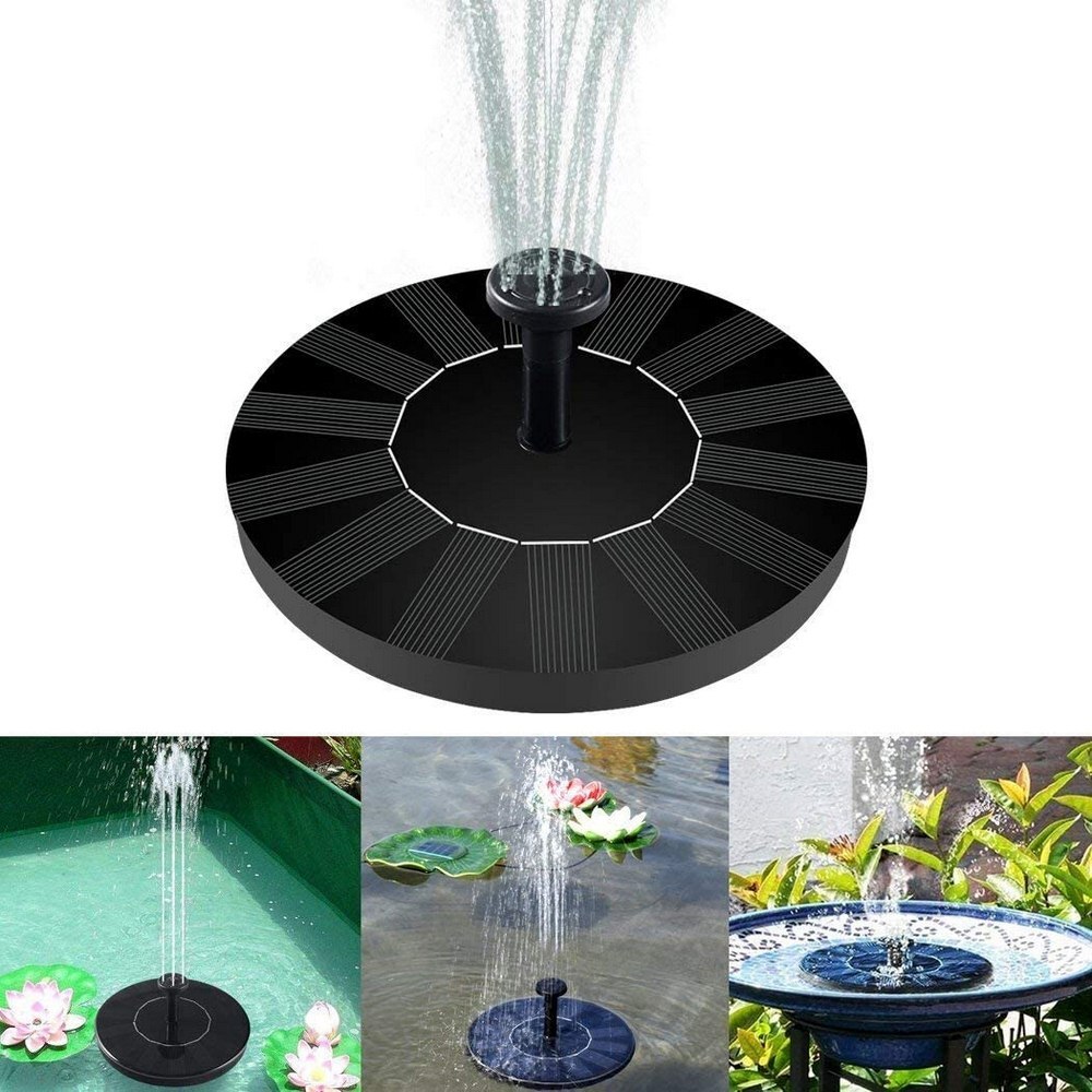 Solar Water Fountain Garden Pool Pond Floating Wat... Vicedeal
