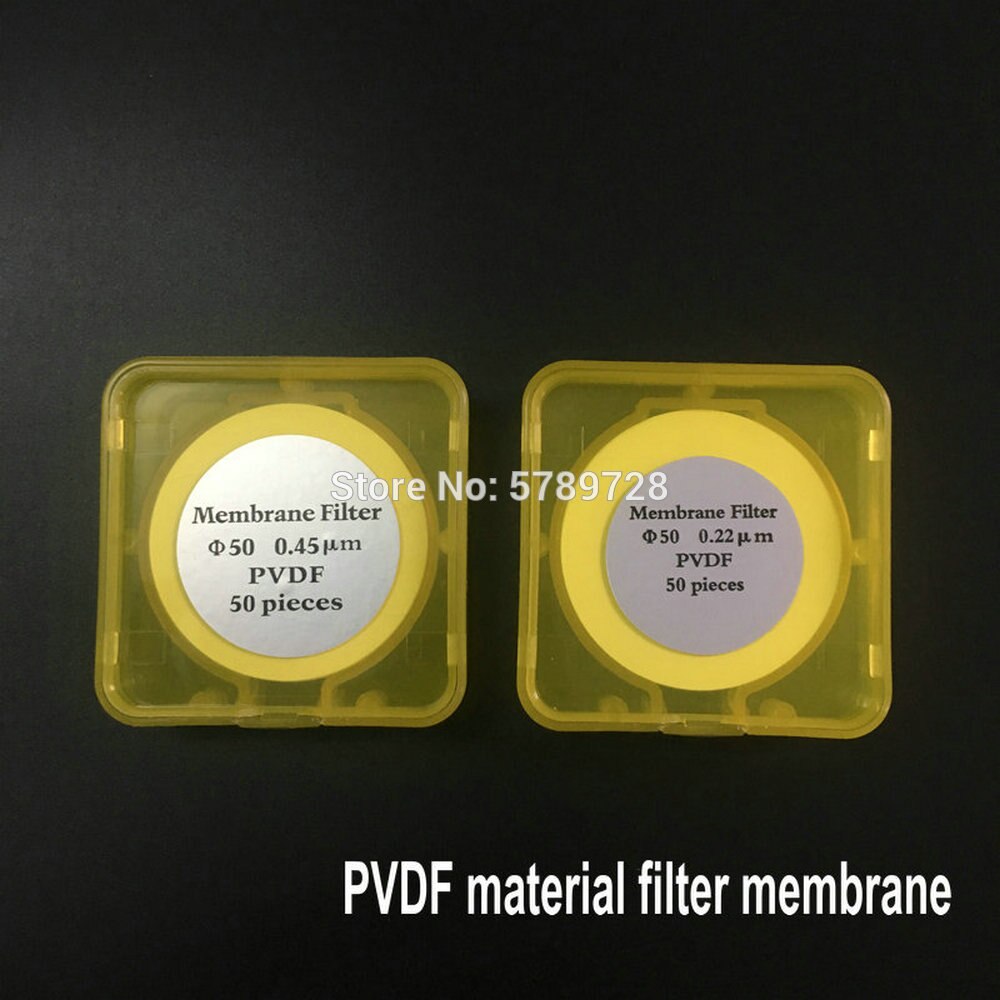 50pcs/lot Lab 47mm 50mm 60mm Millipore Filter Membrane with MCE/Nylon/PP/PVDF material Membrane for experiment