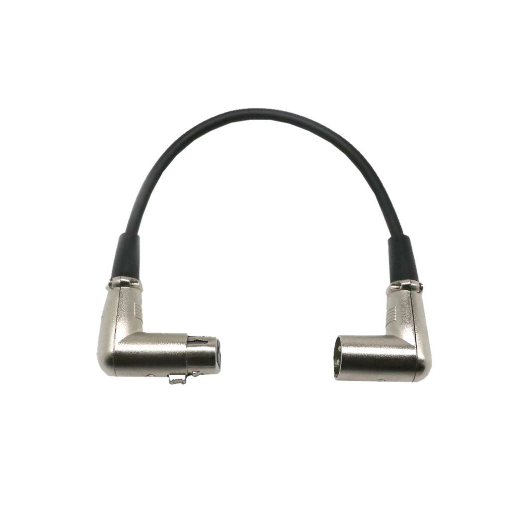 Audibax Pro kabel 2 XLR stekkers op cinch, lengte 3 m, hoge