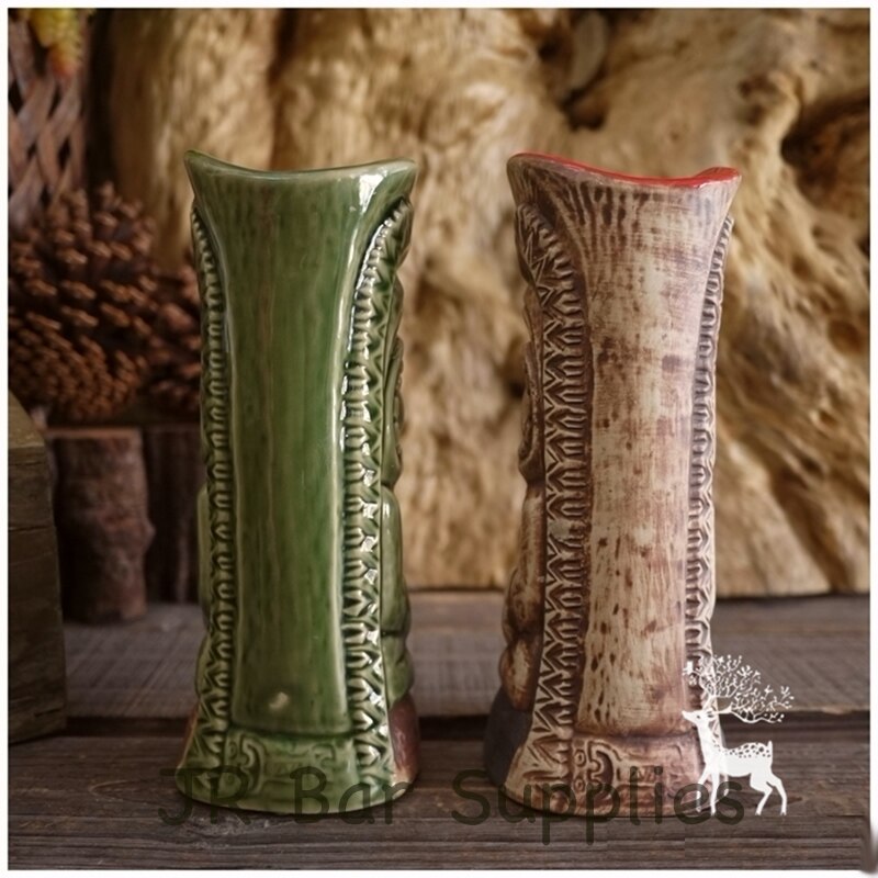 Tiki-mugs Cocktail Cup Beer Wine Mug Ceramic Tiki Mugs Art Crafts Hawaii Mugs