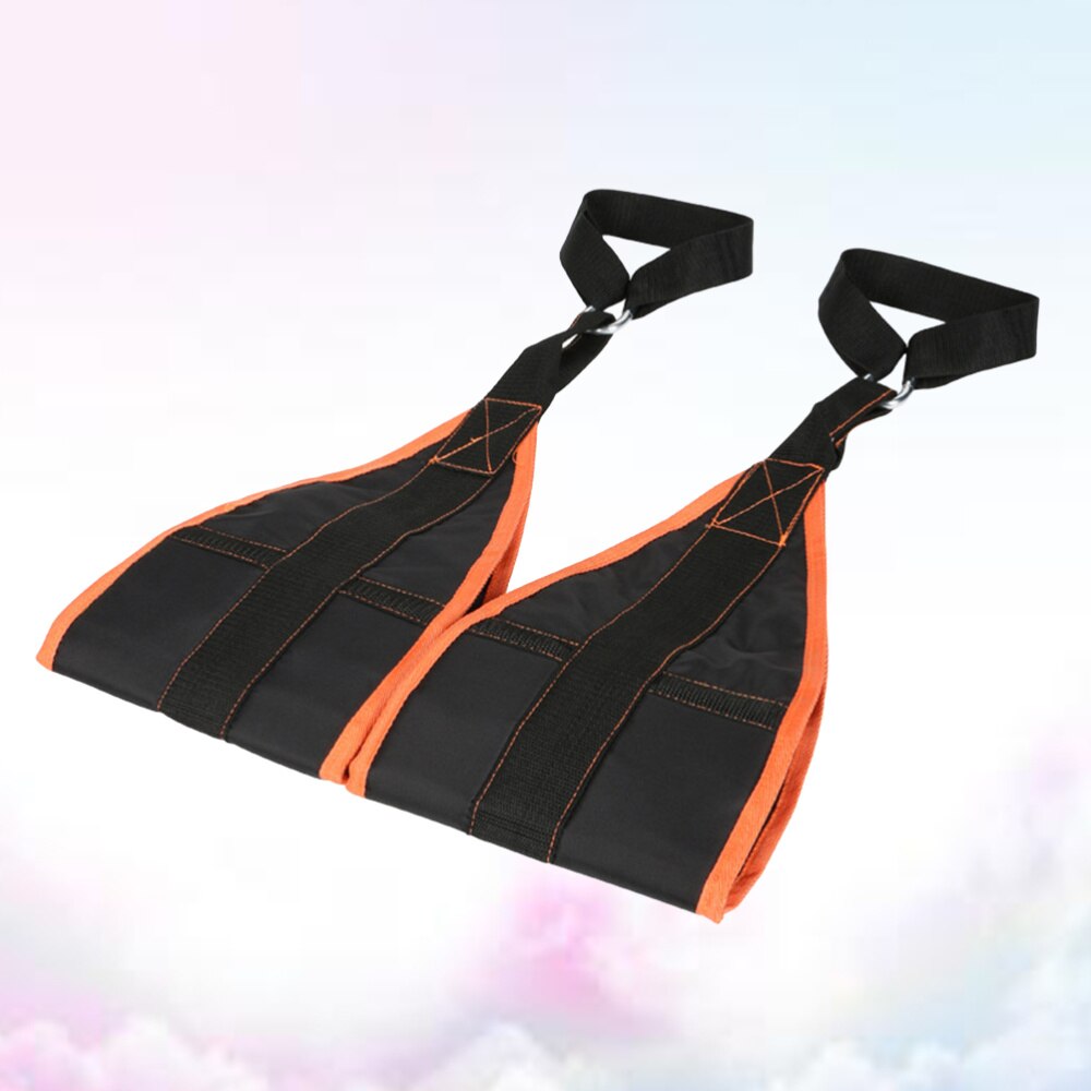 1 Pair Padded Suspension Hanging Straps Pull-up Belts Abdominal Muscles Training Chinup Bar Mounted Muscles Carver: Default Title