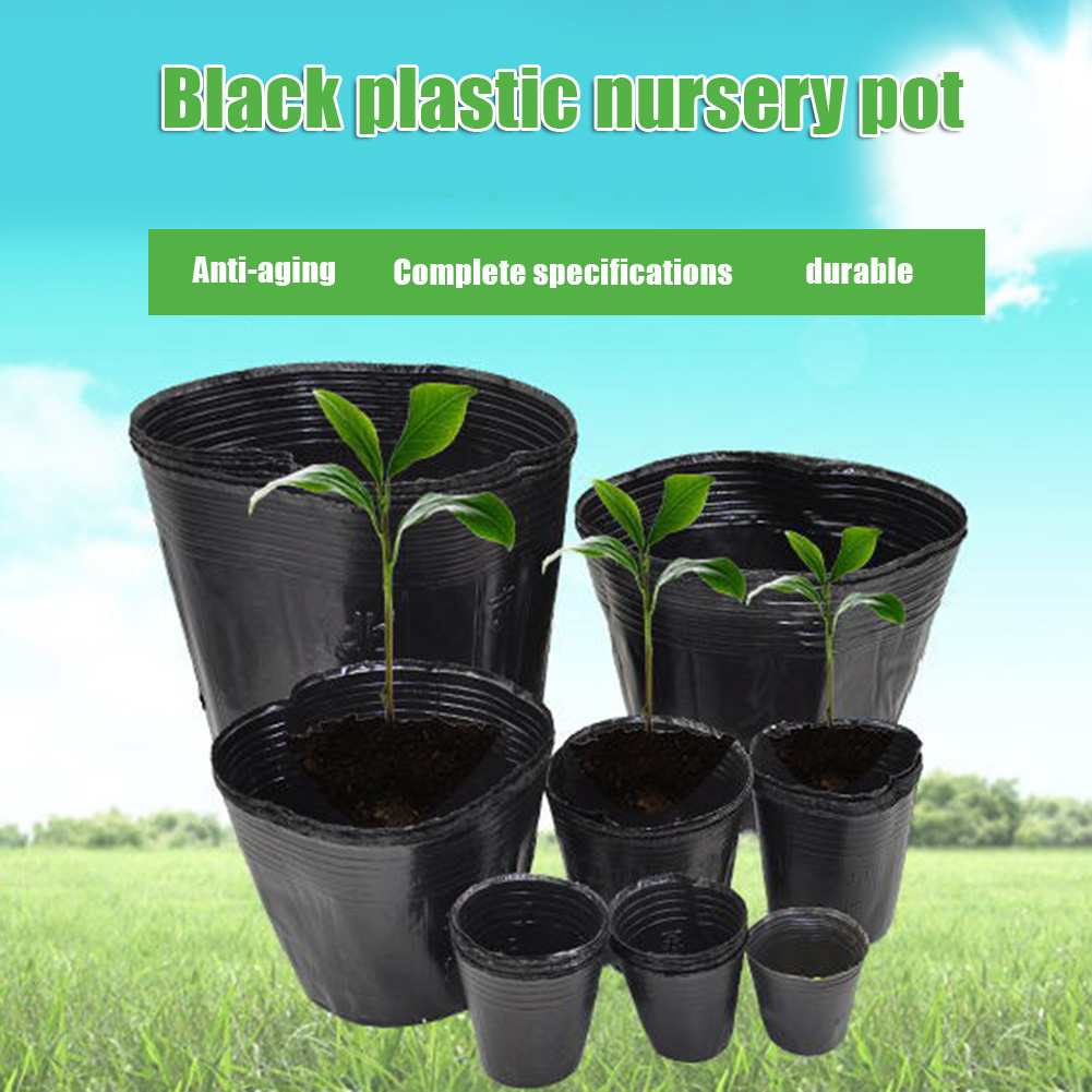 50/100pcs Plastic Seedlings Starter Pot Plants Nursery Pots for Germination Seedling plastic thickened 50/100pcs durable