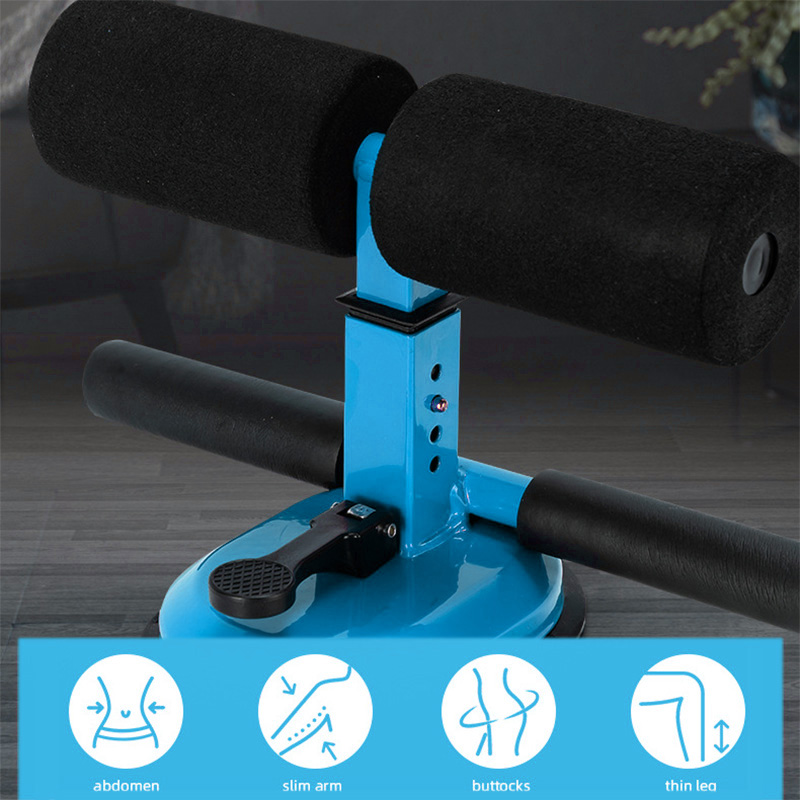 Sitt-up-stång suggolv träningsställ vadderat fotledsstöd sit-up-träningsutrustning för hemgym fitness arbetsreseutrustning