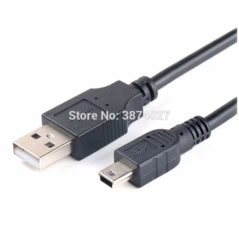 0.3M-5M USB Cable 2.0 A Male to Mini B 5 Pin 5P T Port MiniUSB for Devices MP3 MP4 Camera Mobile Phone HardDisk Computer