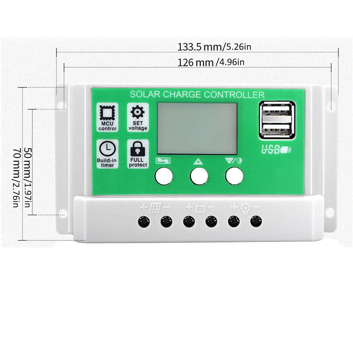 Kit de Panel Solar USB multifunción de 60W, Banco de energía monocristalino de silicona y controlador Solar portátil 10A/20A/30A para el hogar