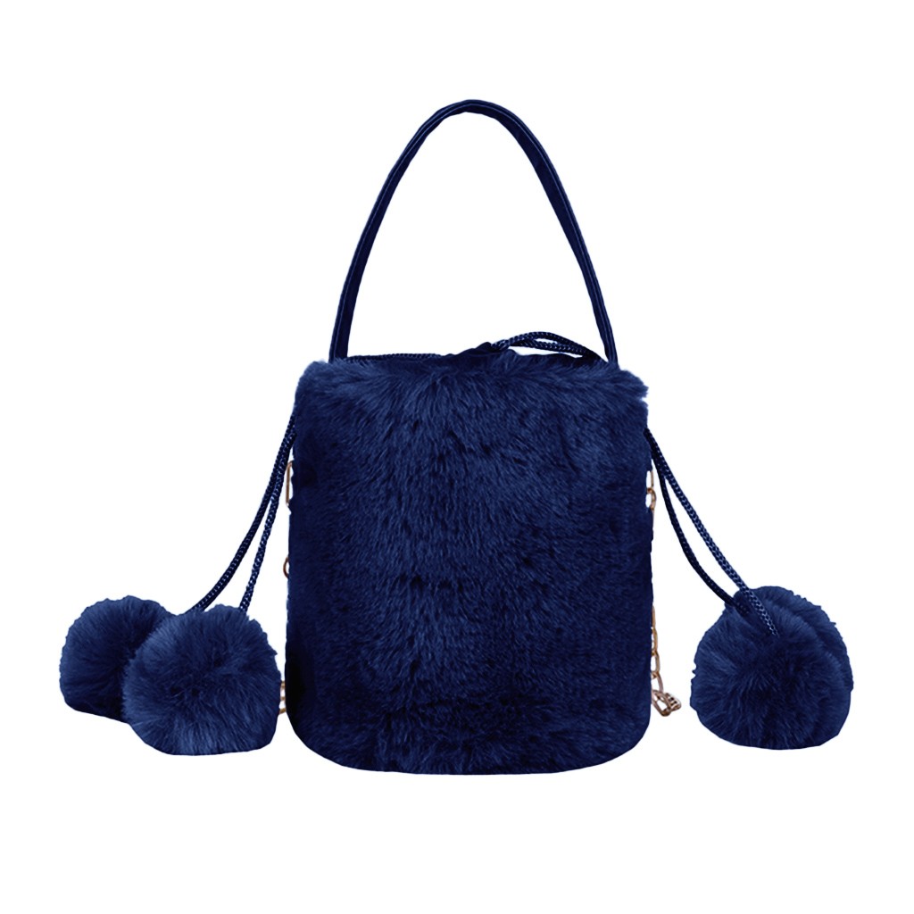 Plush Satchel Casual Wild Simple Shoulder Messenger Bagsports, travel, Business Crossbody Bag 1121: BU