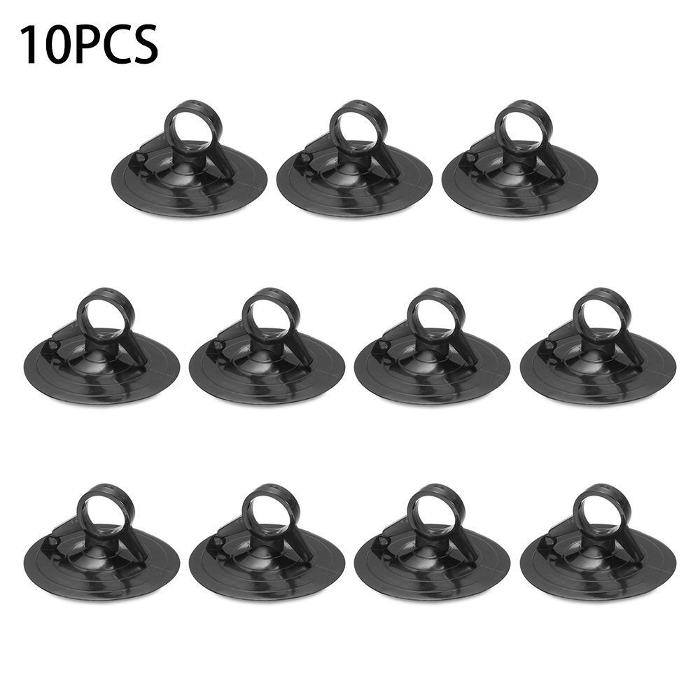 10 kpl 45mm kumia kirkas imukuppi imukuppi pvc kylpyhuonekoukku auton aurinkosuoja imukuppi seinäripustin tikku kylpyhuonetarvikkeet: Musta
