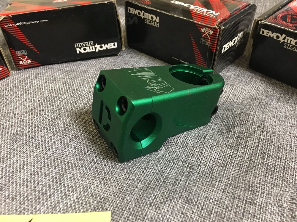DEMOLITION BMX Steath uplift stem 7075-T6 heat-treated full CNC freestyle stems high strength made in Taiwan for