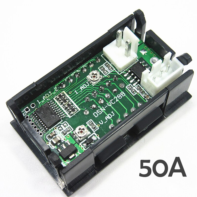 Mini Digital Voltmeter Ammeter DC 100V 10A Voltmeter Current Meter Tester Blue+Red Dual LED Display