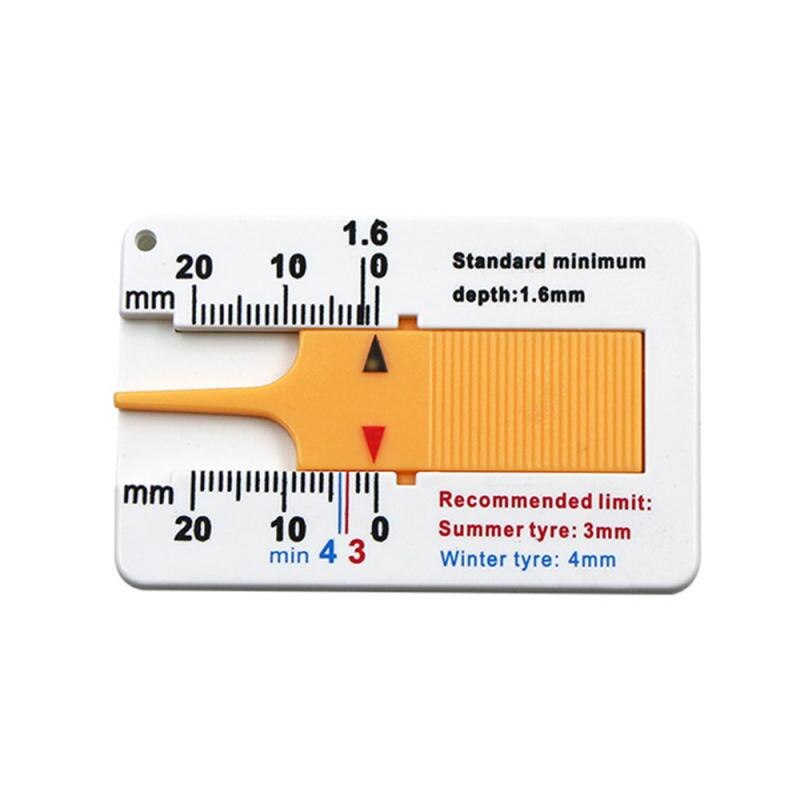 Medidor de profundidad del dibujo del neumático Medición de llanta medida de profundidad de rueda de coche 0 ~ 20mm venta en EE. UU. Piezas de neumáticos Wheels accesorios de coche: 1