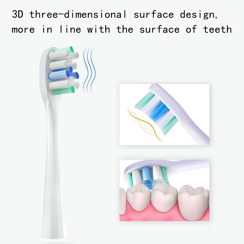 4/8/12/16 Pcs Replacement Brush Heads For usmile Electric Toothbrush Head Deep Clean Type / Soft Bristle Type