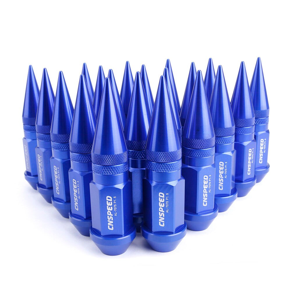Tuning Machine Nuts CNSPEED M12x1.5 Wheel Lug Nuts Aluminum 90MM Exten... – Grandado