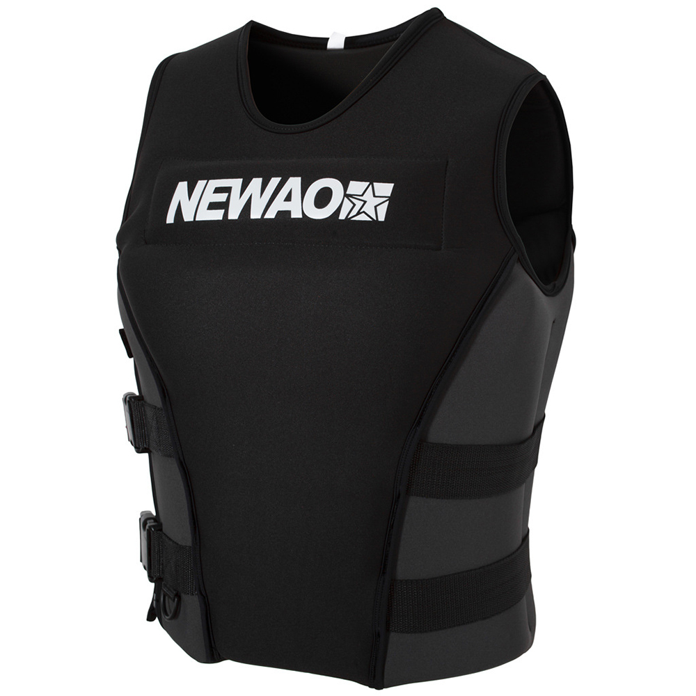 Gilet de Sauvetage pour Adultes, Jet Ski, Kayak KiteSurf, Hurboats, Raft Natation, Drifting Boat, Wakeboard Pêche: M / Black