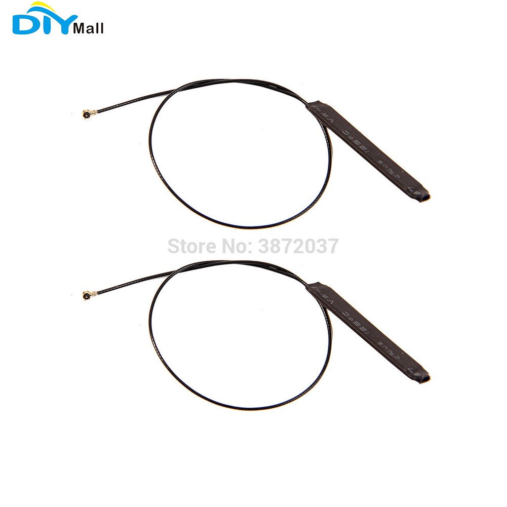 2 pcs DIYmall IPEX MHF4 2.4G/5G Wifi Antenne voor Intel 7260 7265 AC NGFF Kaart 20 cm