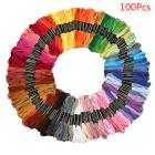 cxc threads Thread Premium Rainbow Color Embroidery Floss Cross Stitch Threads F20: B 100colors
