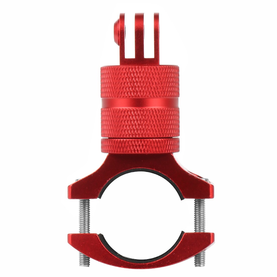 Bicycle Mount Rotatable Bike Handlebar Mount Holder Adapter Bracket for Gopro Hero 10 9 8 7 5 SJ6000 for insta360 Action Cameras: Red No Screw