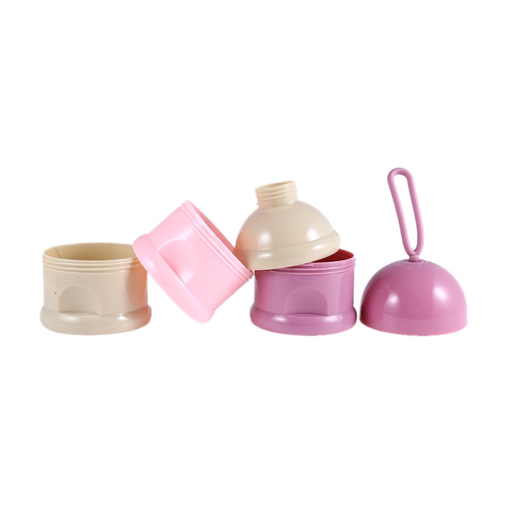 Baby Infant Portable Detachable Milk Powder Box Safety Baby Milk Powder Food Bottle Container Snack Practical Box
