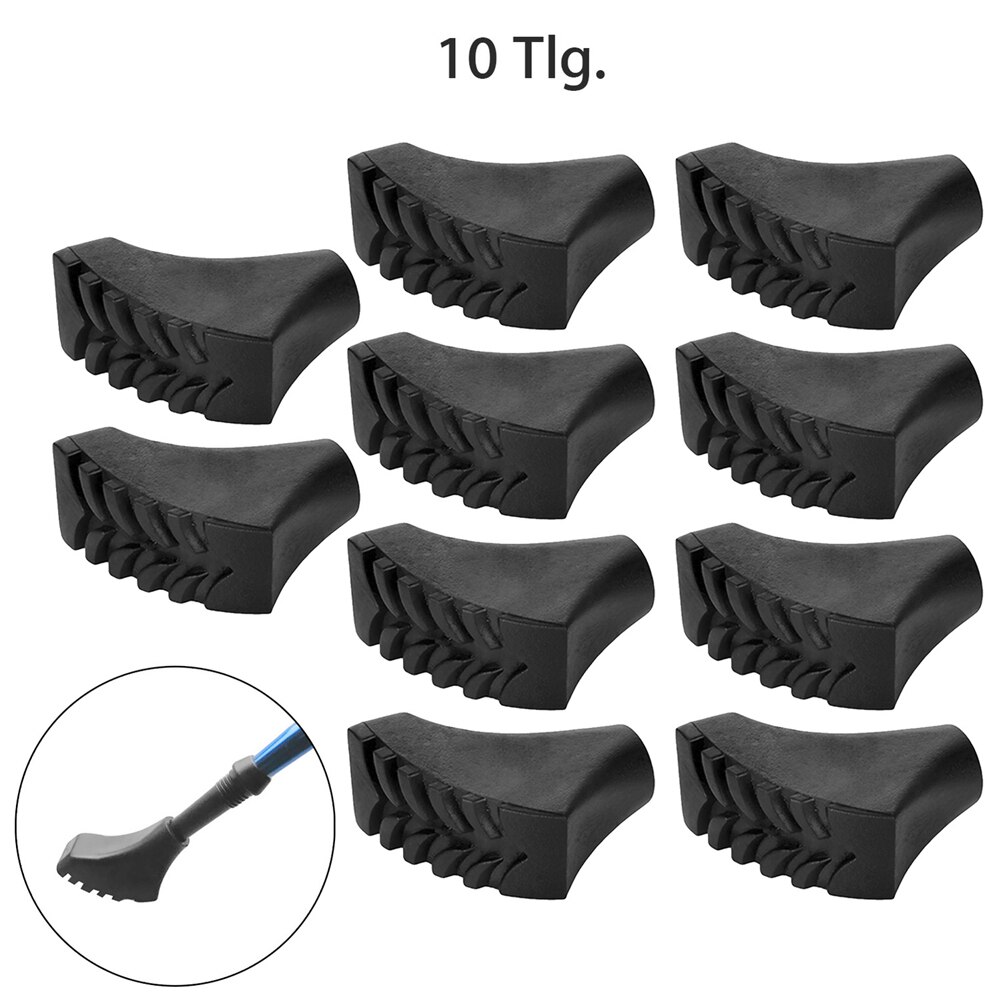 Nordic Walking Pole Trekking Pole Tip Protectors 1 0pieces / 5 pair