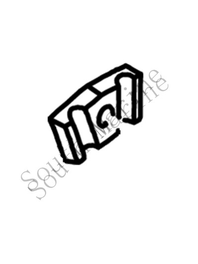 68D-G4145-00 Shift rod A connector for Yamaha F4 F5 outboard motor 4-stroke