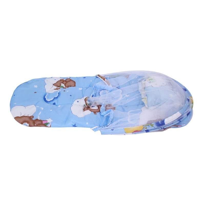 Été bébé moustique insecte berceau Net avec Portable pliant canopée coussin infantile literie accessoires bébé matelas