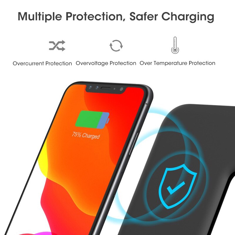 15w kabellose ladestationen für iphone 13 12 apple watch 11 xr 8 airpods pro 6 1 qi 7 3 in