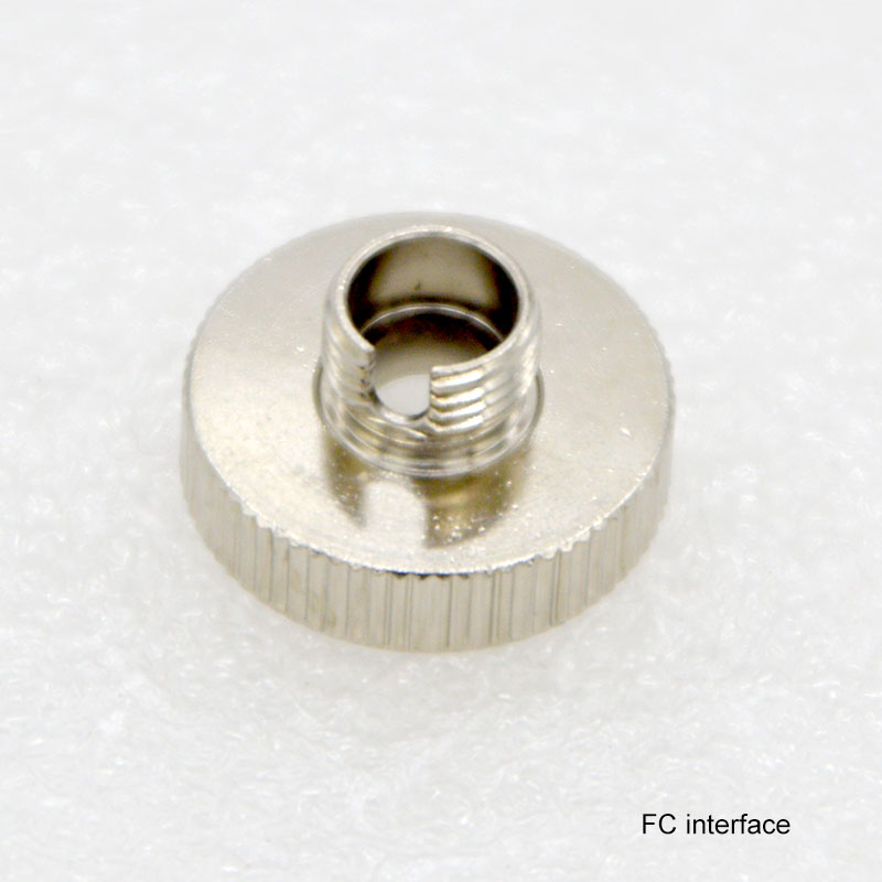 Optical Fiber Connector SC/APC/ST/ FC Optical Power Meter Conversion Adapter Coupler Flange Red pen Metal Head Special: Silver