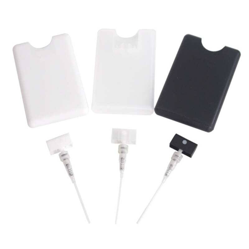 Card Shape Perfume Spray Refillable Empty Bottle Flat Type Fine Mist Atomizer 667D