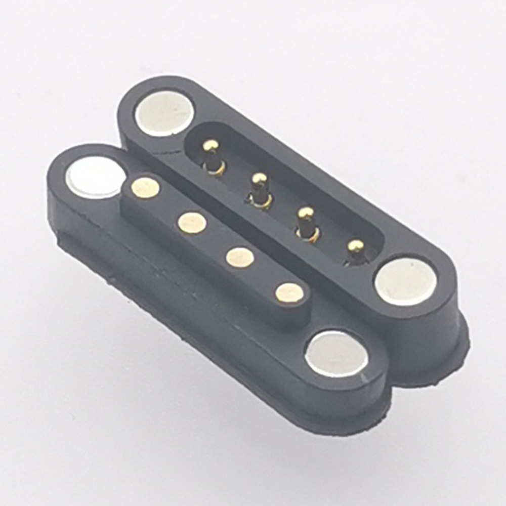 1PC 4 Pin Spring Loaded Male Female Through Holes ... – Vicedeal