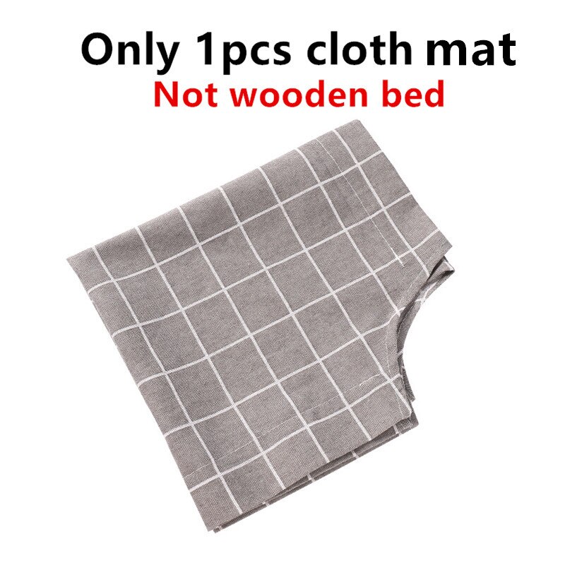 Cama elevada extraíble para gatos, casa de madera de lona transpirable para conejos pequeños, suministros para perros: replacement cloth