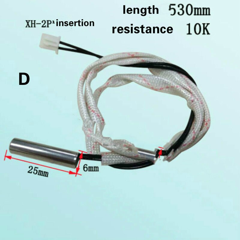 10K 50K 100K water heater Temperature Sensor Instant temperature control probe Cylindrical