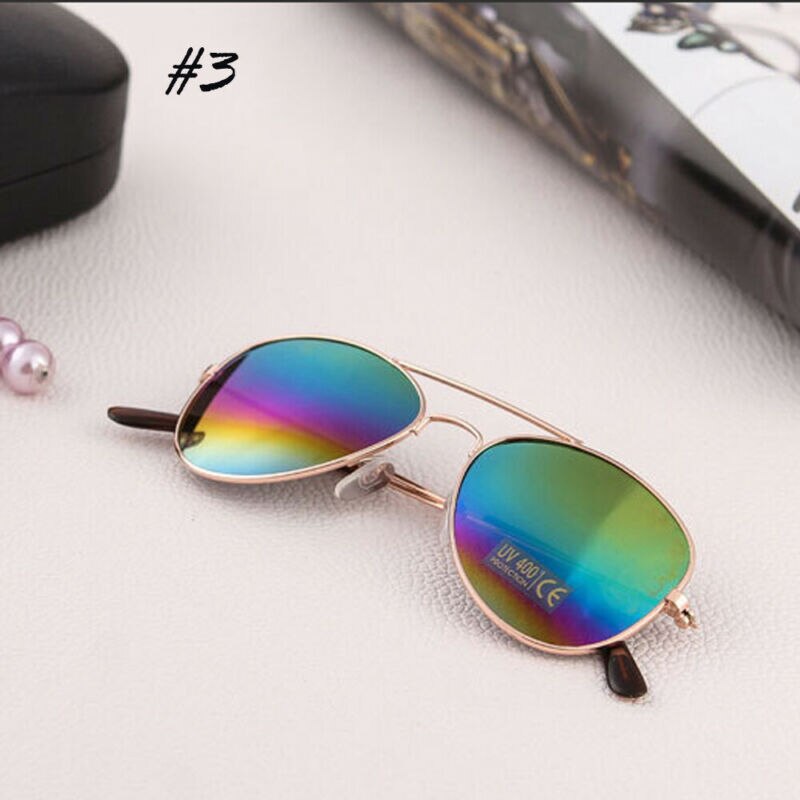 Retro Children Aviation Toddler baby Boys Girls Sunglasses Frame Kids UV400 Pilot Eyeglasses Glasses Outdoor