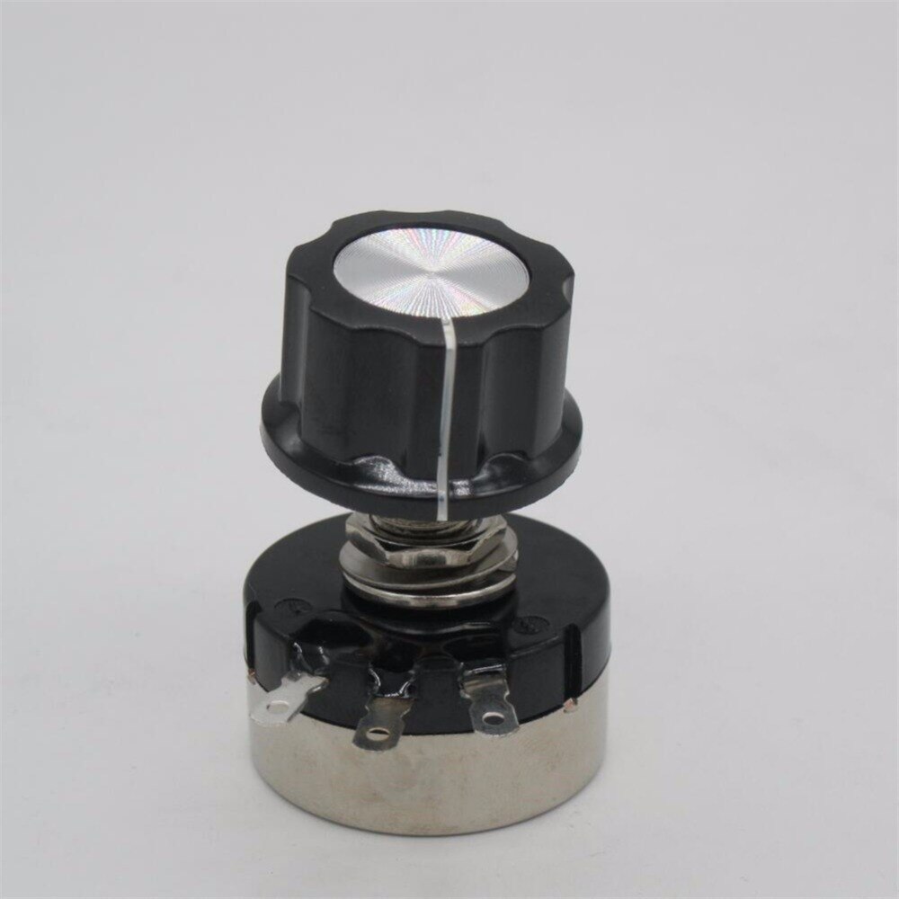 2pcs RV30YN20S B302 3W , 3K ohm Adjustable Resistance of Single Ring Carbon Film Potentiometer + 2pcs A03 knob + 2pcs dials