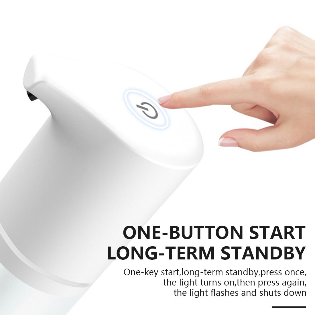 350ml berøringsfri automatisk sæbedispenser usb opladning smart skum maskine infrarød sensor
