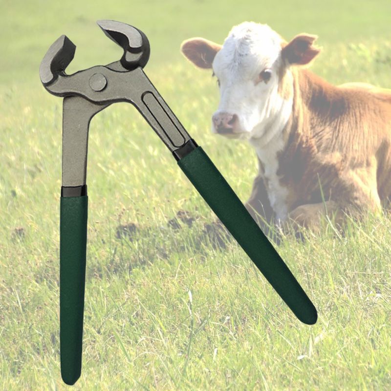 Cattle Horse Cow Hoof Clippers Non-slip Grips Metal Pliers Scissors Nail Pincer
