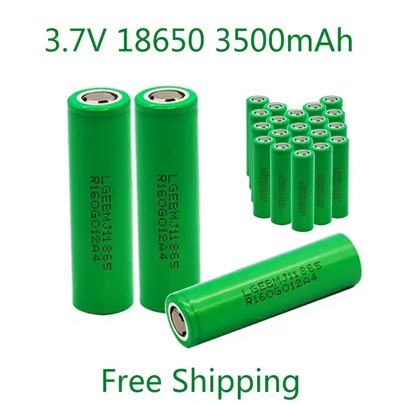 18650 Akku 3,7 V wiederaufladbarer Li-Ionen-Akku 3500 mAh für elektronische Zigarettentaschenlampe für 16850 3500 mAh 18650 Akkus