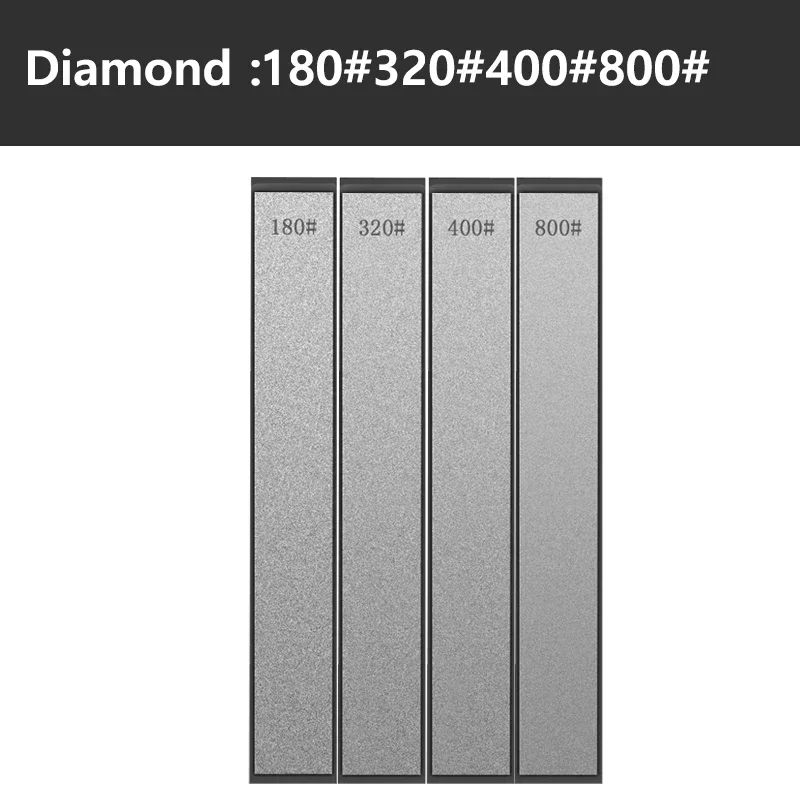 Diamant Slijpsteen voor Messenslijper Vaste Hoek Messenslijper Slijpsteen Diamant Slijpsteen Honing Stenen Olie Steen SET: Chocolade