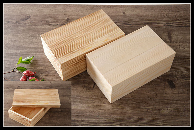 Special offer solid wood desktop storage box rectangular antique box packaging box jewelry box wooden box customization