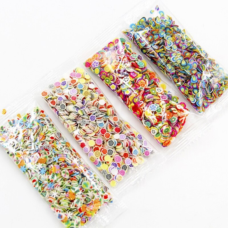 1000 sztuk gliny żywicy napełniania Craft owoce liść kwiat wzór kolorowe mieszane wypełniacz dla DIY biżuteria z żywicy epoksydowej zdobienie paznokci dekoracje