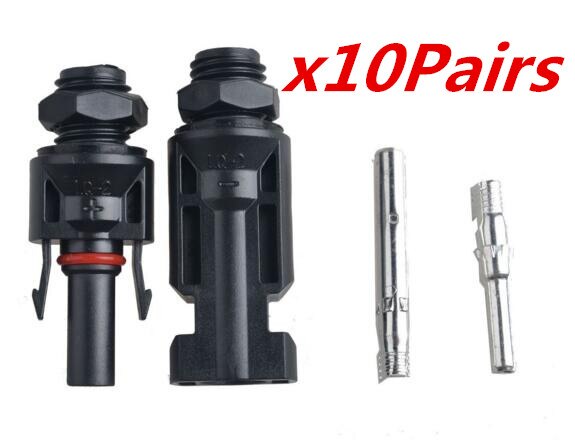 10Pairs x MC4 solar panel mounting Connector,MC4 i... – Grandado