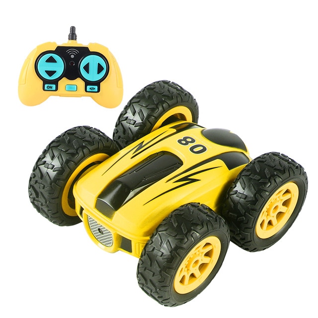 3.7 Inch Rc Auto 2.4G 4CH Dubbelzijdig Bounce Drift Stunt Auto Rock Crawler Roll Auto 360 Graden flip Afstandsbediening Auto Kinderen Speelgoed