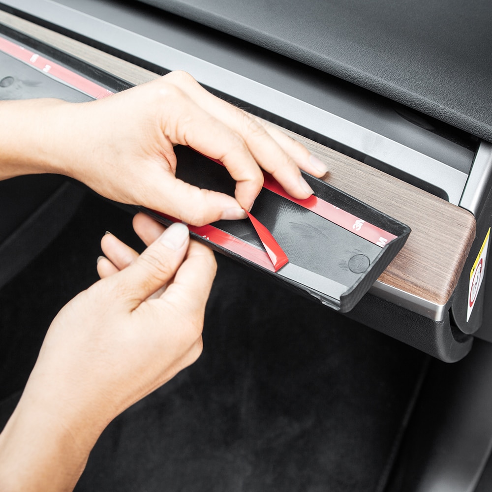 Model3 Centrale Controle Instrument Panel Voor Tesla Model 3 Accessoires Carbon Fiber Abs Model Drie Centrale Console Y