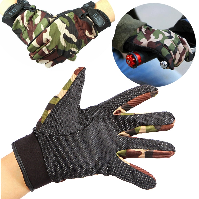 1 Paar Zomer Volledige Finger Fiets Handschoenen Hoge Elastische Ademende Anti-Slip Fiets Handschoenen Outdoor Sport Fietsen handschoen